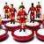 Subbuteo Andrew Table Soccer Larissa 2017-18 on Classic Lightweight bases with logo Alexander the Great spoke Ancient Greek
